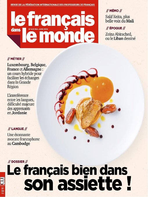 Title details for Le français dans le monde by SEJER - Available